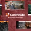 Contribute – Non Profit Charity Figma Template