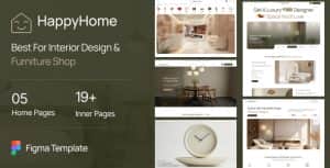 Happyhome – Architect & Construction Figma Template