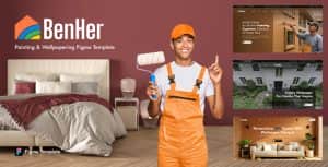 BenHer – Painting & Wall Decor Figma Template