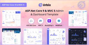 Urbix – ASP.Net Core 9 & MVC 5 Admin & Dashboard Template