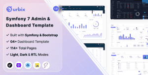 Urbix – Symfony Admin & Dashboard Template