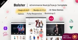Bolster – Vue Nuxtjs 3+ eCommerce Shop Template