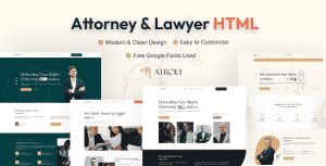 Atroly – Attorney & Lawyer HTML Template