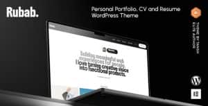 Rubab – Personal Portfolio WordPress Theme