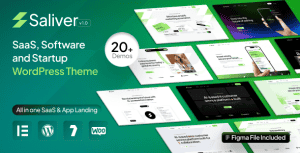 Saliver – SaaS & Software Startup Tech WordPress Theme
