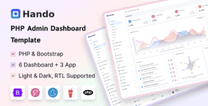 Hando – PHP Admin & Dashboard Template