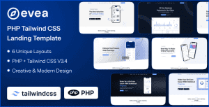 Evea – PHP App Landing Page Template