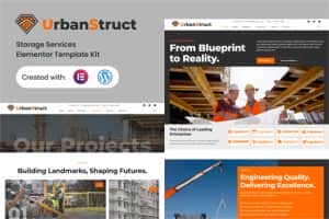 Urbastruct – Construction & Building Service Elementor Template Kit