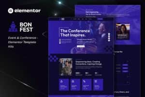 Bonfest – Event & Conference Elementor Template Kit