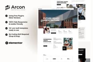 Arcon – Architecture & Interior Elementor Template Kit