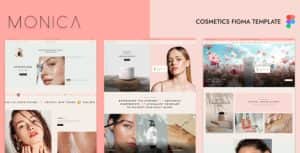 Monica – Beauty & Cosmetics Figma Template