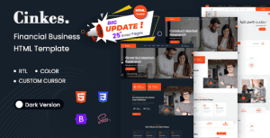Cinkes – Financial Business HTML5 Template