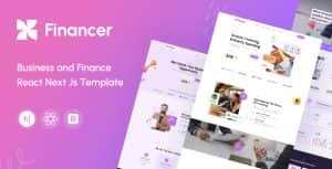 Financer – Business and Finance React Next Js Template