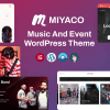 Miyaco – Music And Event WordPress Theme