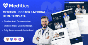 Meditics – Medical & Healthcare HTML Template