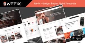 Wefix – Gadget Repair Services Figma Template