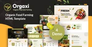 Orgaxi – Organic Food Farming & Shop HTML Template