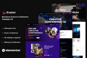 Evato – Business Event & Conference Template Kit
