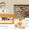 Kaffix – Coffee Shop & Cafe Elementor Template Kit