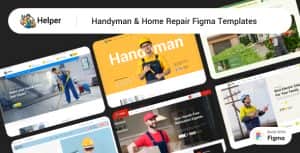 Helper – Handyman, Plumber Maintenance & Repair Services Website Figma Template