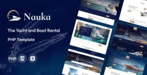 Nauka – Yacht Club and Rental Boat PHP Template