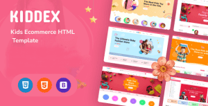Kiddex – Kids Ecommerce HTML Template