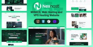 Nexhost – WHMCS, Web Hosting and VPS Hosting HTML Template