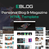 Personal Blog and News Magazine Template | Blog News Magazine – eBlog Blog