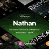 Nathan – Personal Resume CV Portfolio WordPress Theme