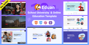 School University & Online Education Template | School Education | eLearning Education – Eduan