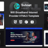 Broadband Satellite TV and Internet Provider Template | Broadband & Internet Service – Subnet