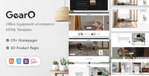 GearO – Furniture Store eCommerce HTML Template