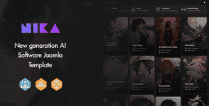 Nika – AI Software Joomla Template