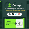 Zeniqs IT – Technology and IT Solutions WordPress Theme