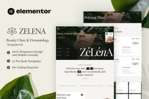 Zelena – Beauty Clinic & Dermatology Elementor Template Kit