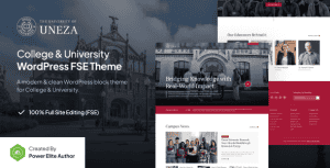 Uneza – College & University FSE WordPress Theme