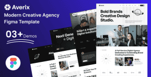 Averix – Modern Creative Agency Figma Template