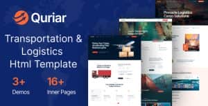 Quriar – Logistics and Transportation Html Template