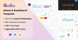 Fabkin – Laravel 12 Admin & Dashboard Template