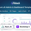 Reback – Nuxt.Js Admin & Dashboard Template