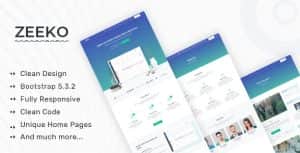 Zeeko – Landing Page Template