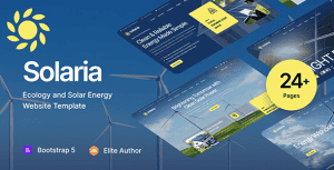 Solaria – Solar Energy HTML Template + RTL
