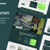 Auron – Solar & Green Renewable Energy Elementor Template Kits