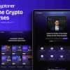 Cryptoner – Online Crypto Courses Elementor Template Kit