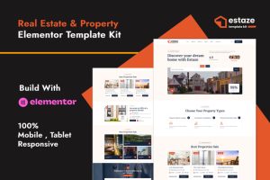 Estaze – Real Estate & Property Elementor Template Kit