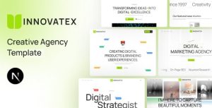Innovatex – Digital Agency React Next Js Template