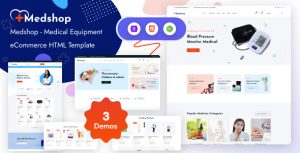 Medshop – Health & Medical eCommerce HTML Template