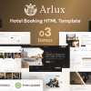 Arlux – Hotel Booking HTML Template
