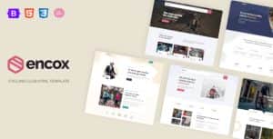 Encox – Responsive Cycling Club HTML Template