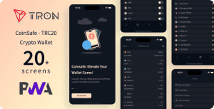 CoinSafe – Tron TRC20 Crypto Wallet | Next JS PWA